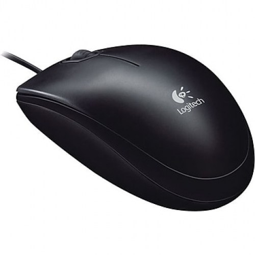 LOGITECH B100 FULL-SIZE CORDEL MOUSE MAUS MIT KABEL IN STANDARDGROBE SOURIS FILAIRE DE TAILLE STANDARD